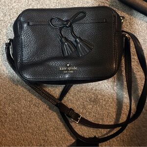 Kate Spade Black Tassel Crossbody Bag